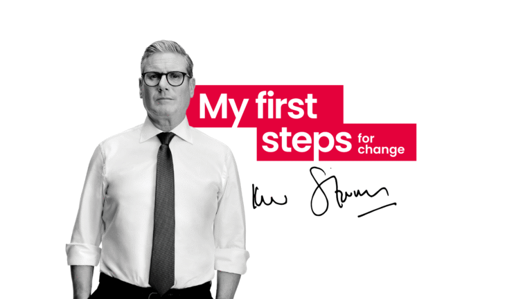 Keir starmer first steps for change